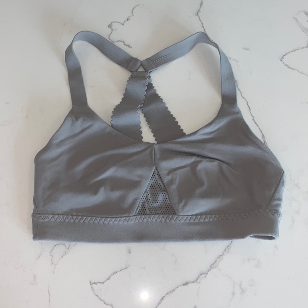 Athleta Grey sports bra